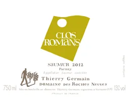 Thierry Germain Saumur Clos Romans Blanc