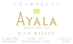 Champagne Rich Majeur Demi-Sec