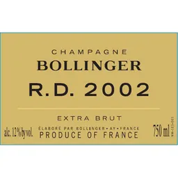 Champagne Bollinger R.D. Extra Brut