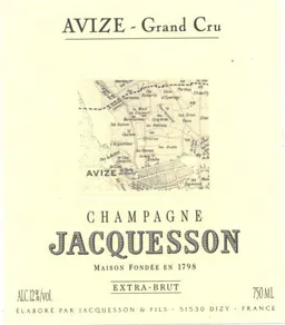 Champagne Jacquesson Avize Champ Cain Extra Brut Grand Cru