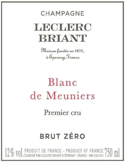 Blanc de Meuniers Brut Zero