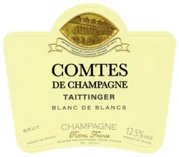 Champagne Taittinger Comtes de Champagne Blanc de Blancs
