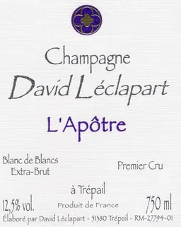 L'Apotre Premier Cru Blanc de Blancs Extra Brut