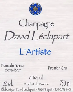 L'Artiste Premier Cru Blanc de Blancs Extra Brut