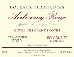 Ambonnay Coteaux Champenois Cuvee des Grands Cotes