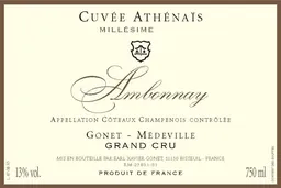 Coteaux Champenois Ambonnay Cuvee Athenais Grand Cru