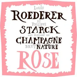 Brut Nature Rose Philippe Starck Label