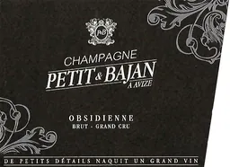 Blanc de Noirs Brut Obsidienne Grand Cru