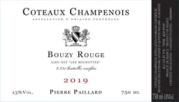 Coteaux Champenois Bouzy Rouge Les Mignottes