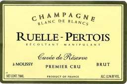 Blanc de Blancs Brut Cuvee de Reserve Premier Cru