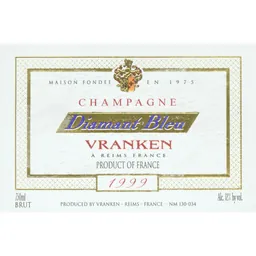 Brut Champagne Diamant Bleu