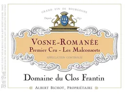 Vosne-Romanee Malconsorts Premier Cru Domaine du Clos Frantin