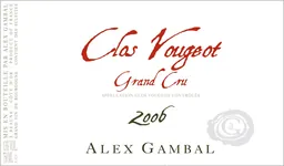 Clos Vougeot Grand Cru