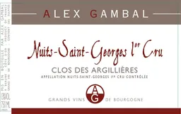 Alex Gambal Nuits-Saint-Georges Clos des Argillieres Premier Cru