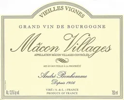 Andre Bonhomme Macon Villages Vieilles Vignes