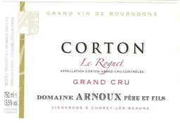 Arnoux Pere & Fils Corton Le Rognet Grand Cru