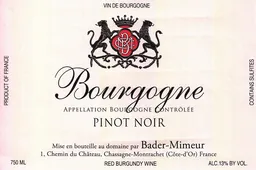 Bourgogne Rouge Dessous les Mues