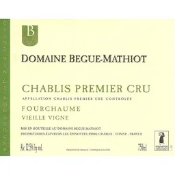 Chablis Fourchaume Vieille Vignes Premier Cru