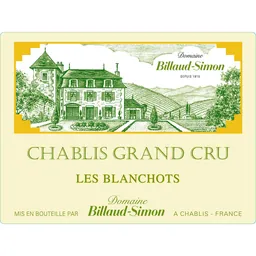 Chablis Les Blanchots Grand Cru Vielles Vignes