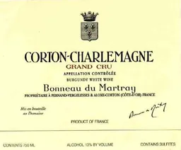 Corton Charlemagne Grand Cru