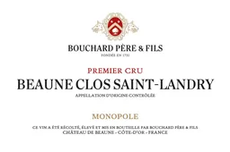 Bouchard Pere & Fils Beaune Clos St Landry Premier Cru Monopole Blanc