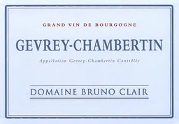 Bruno Clair Gevrey-Chambertin