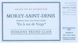 Morey Saint Denis En la rue de Vergy Blanc