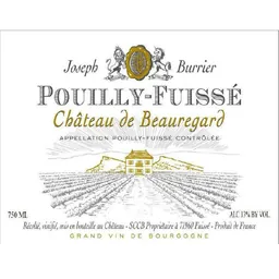 Burrier Chateau de Beauregard Pouilly-Fuisse