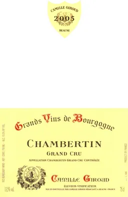 Chambertin Grand Cru
