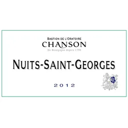 Chanson Pere & Fils Nuits Saint Georges