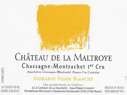 Chateau de la Maltroye Chassagne-Montrachet Morgeot Vigne Blanche Premier Cru