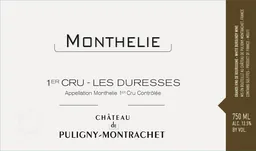 Chateau de Puligny-Montrachet Monthelie Blanc Les Duresses Premier Cru
