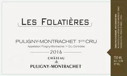 Puligny-Montrachet Les Folatieres Premier Cru