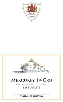 Chateau de Santenay Mercurey Les Puillets Premier Cru