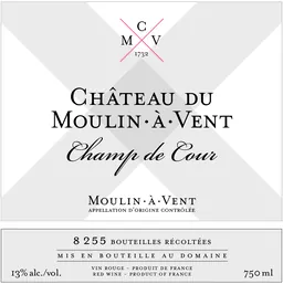Chateau du Moulin-a-Vent Champ de Cour