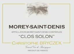 Christophe Bryczek Morey-Saint-Denis Clos Solon