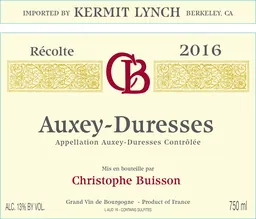 Christophe Buisson Auxey-Duresses Rouge