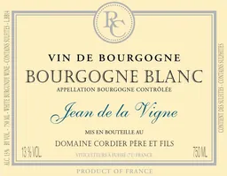 Bourgogne Blanc Jean de la Vigne
