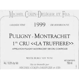 Puligny Montrachet la Truffiere Premier Cru