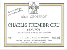 Chablis Beauroy Vieilles Vignes Premier Cru
