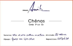 Chenas Cuvee P'tit Co