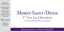 Domaine Anne et Herve Sigaut Morey-St-Denis Les Charrieres Premier Cru