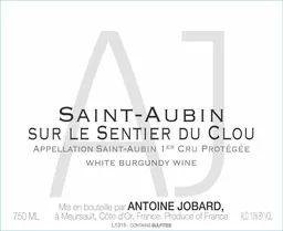 Domaine Antoine Jobard St-Aubin Sur le Sentier du Clou Premier Cru