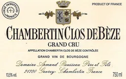 Chambertin Clos de Beze Grand Cru