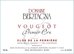 Domaine Bertagna Vougeot Clos de la Perriere Premier Cru Monopole