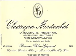 Domaine Blain-Gagnard Chassagne-Montrachet La Boudriotte Premier Cru