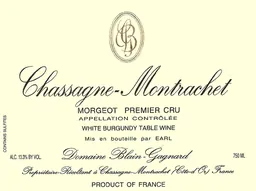 Domaine Blain-Gagnard Chassagne-Montrachet Morgeot Premier Cru