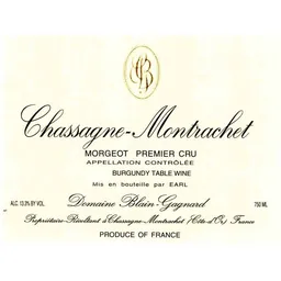Chassagne-Montrachet Morgeot Rouge Premier Cru