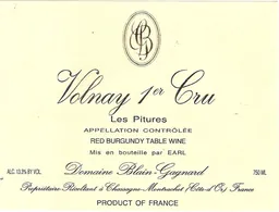 Domaine Blain-Gagnard Volnay Les Pitures Premier Cru