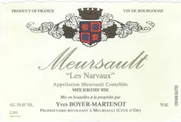 Domaine Boyer-Martenot Meursault Les Narvaux